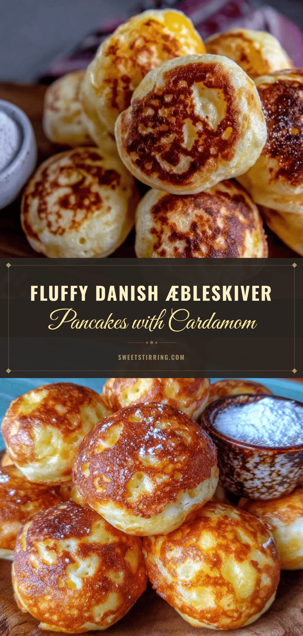 Æbleskiver pancake puffs recipe