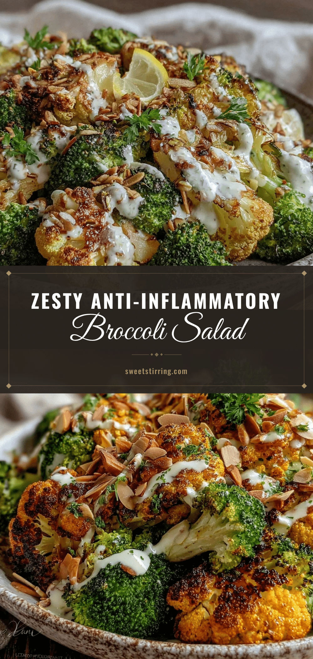 anti-inflammatory broccoli and turmeric salad recipe