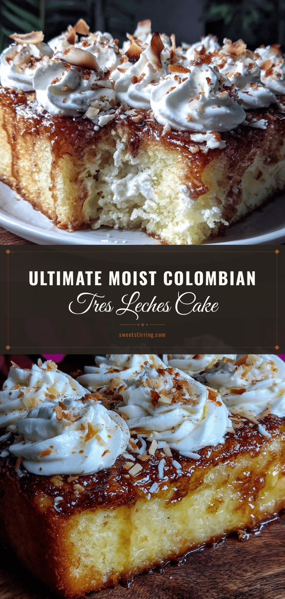 Colombian tres leches cake recipe