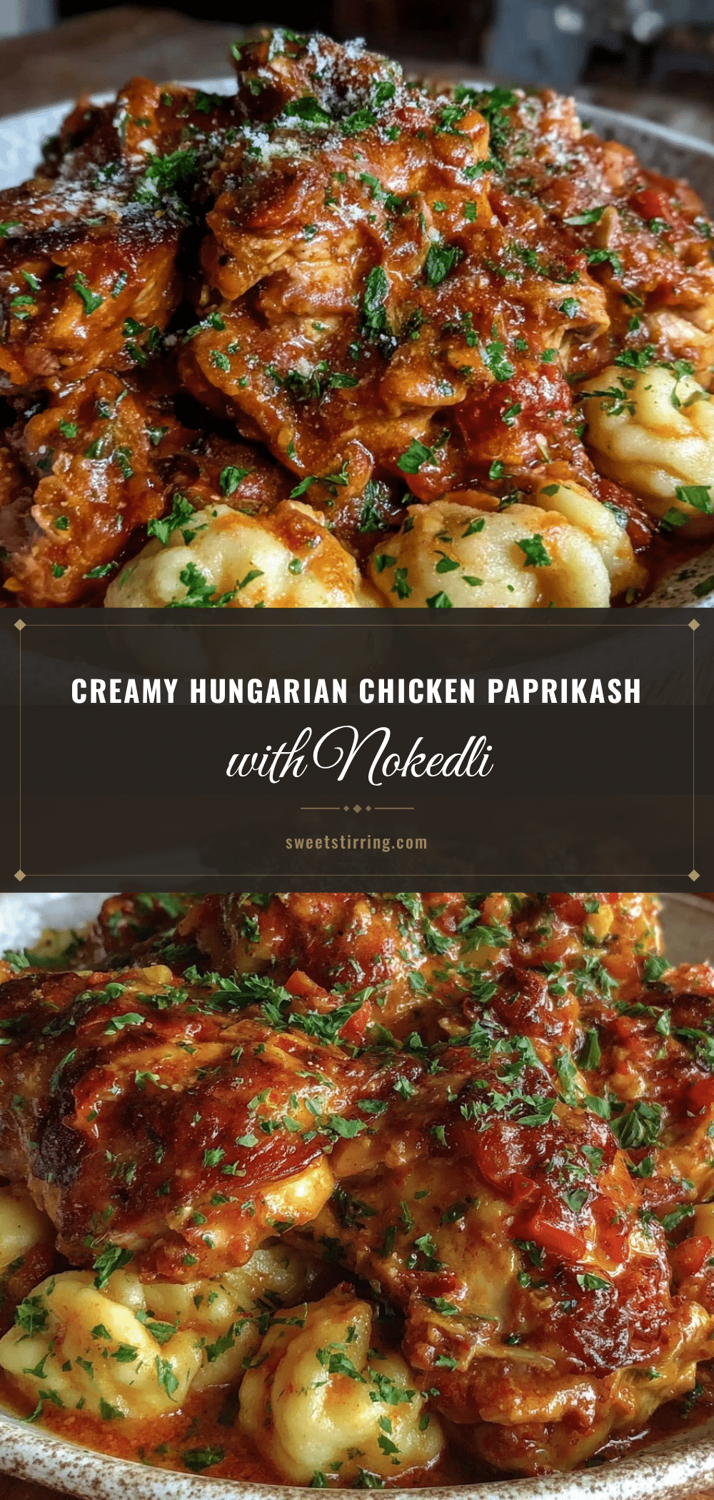 creamy hungarian chicken paprikash recipe