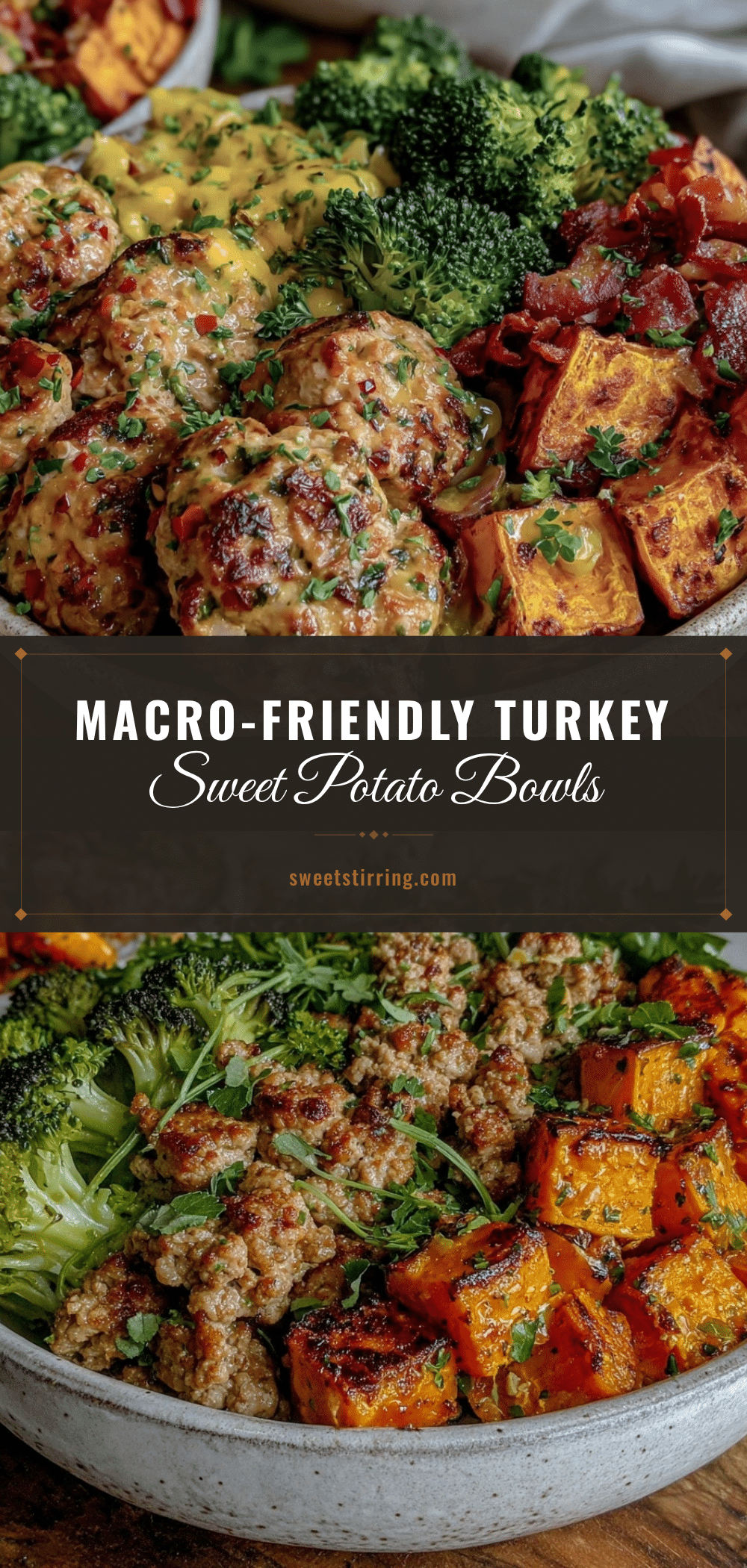 ground turkey and sweet potato meal prep bowls recipe