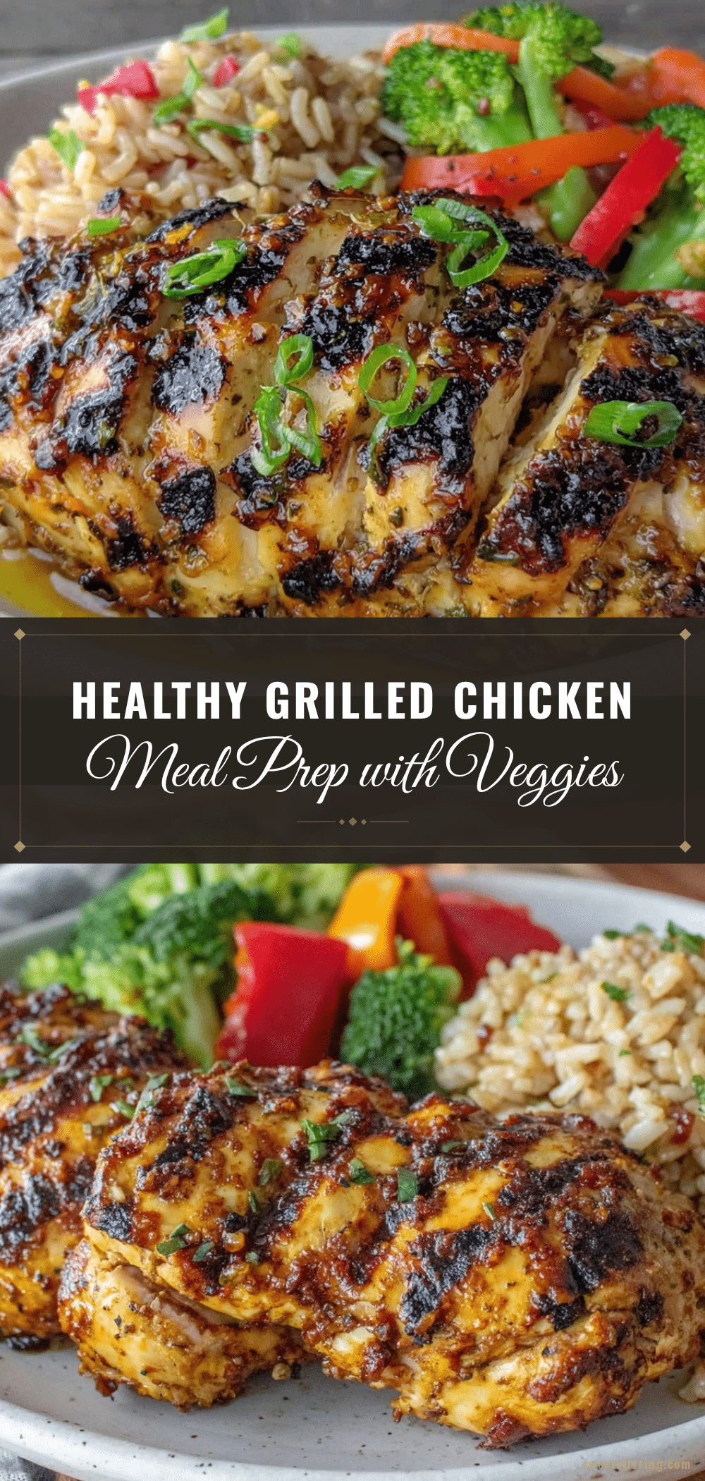 healthy grilled chicken meal prep recipe