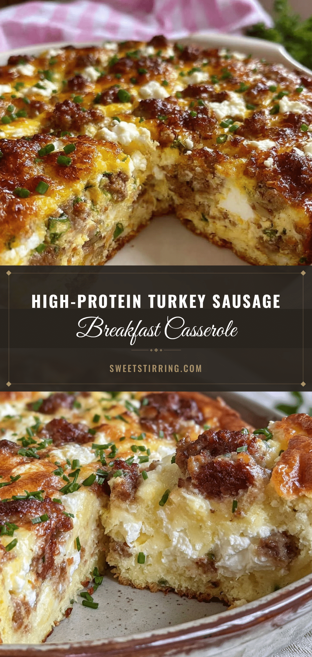 Healthy High-Protein Easter Breakfast Casserole recipe