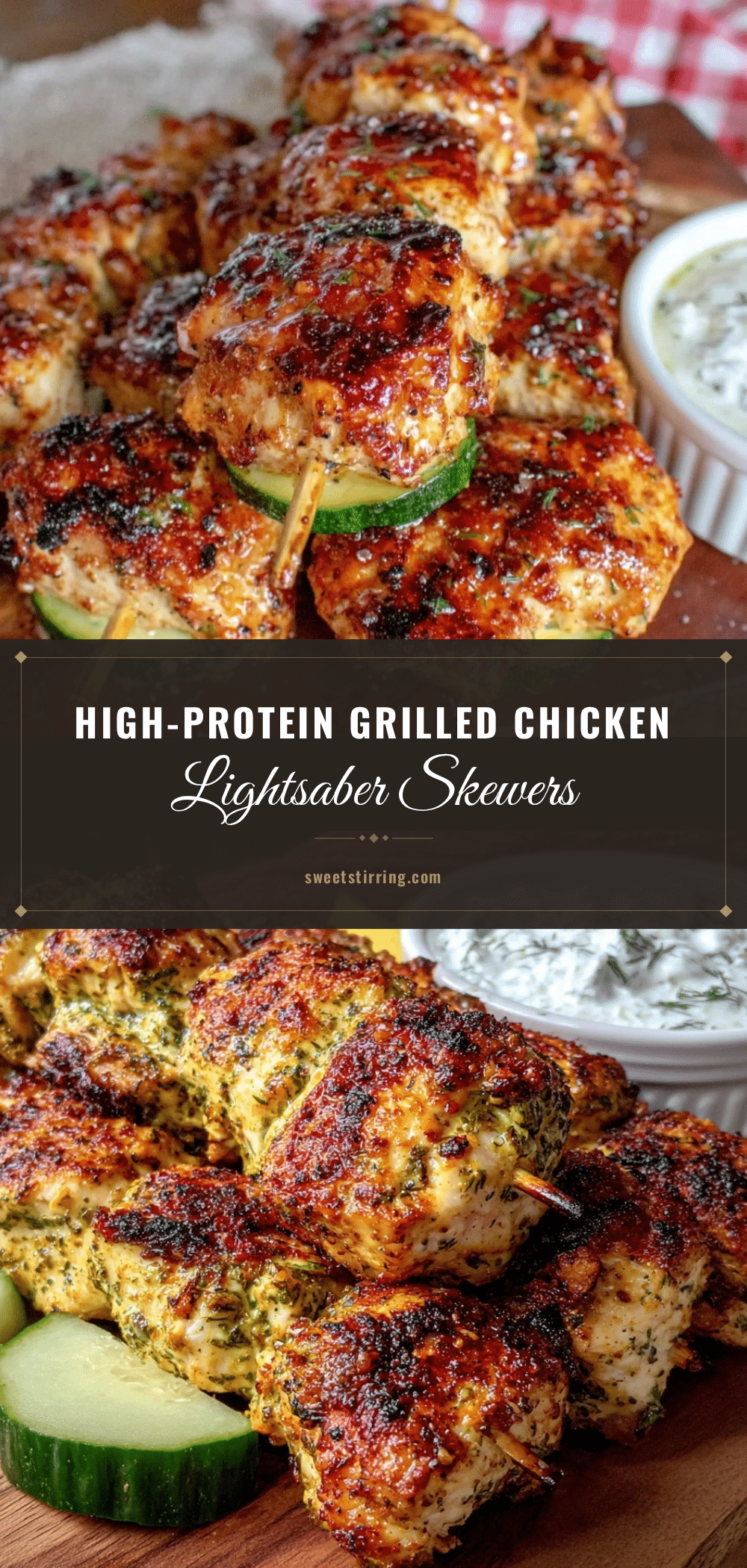 healthy high-protein lightsaber skewers recipe
