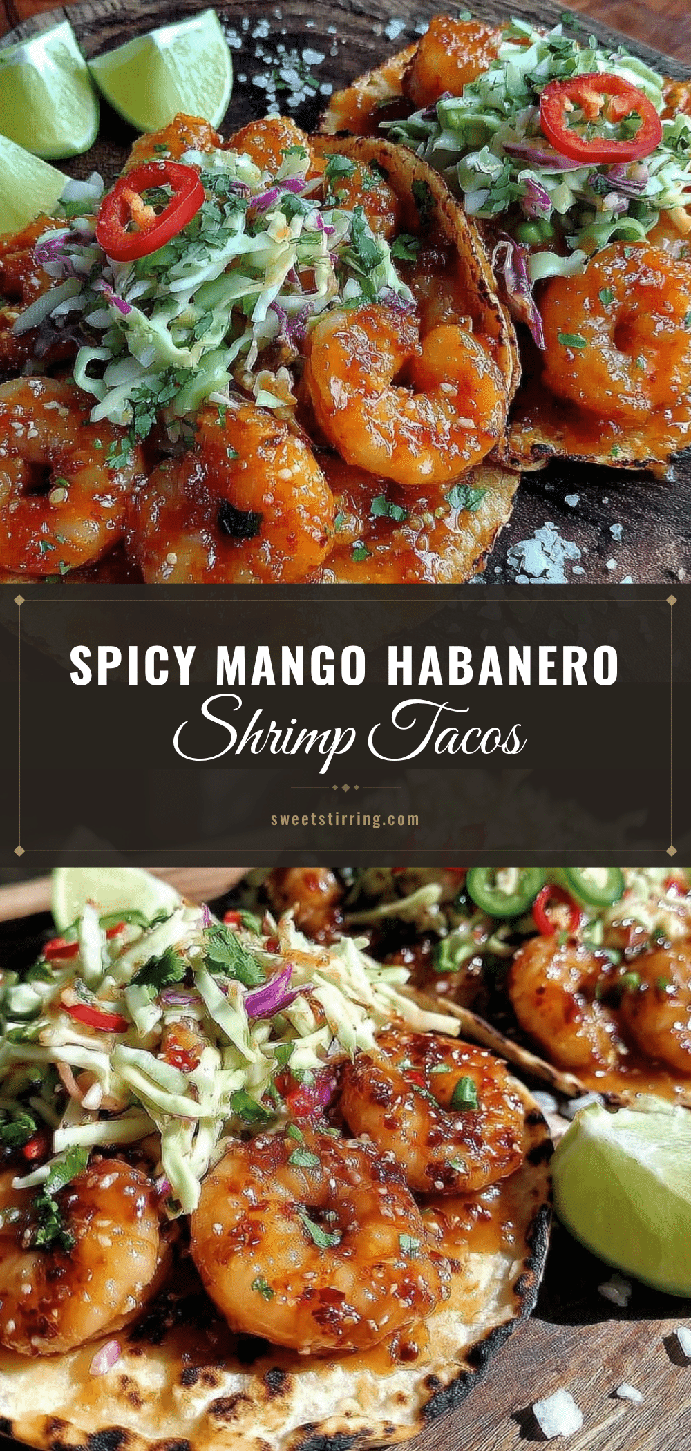 Mango Habanero Shrimp Tacos recipe