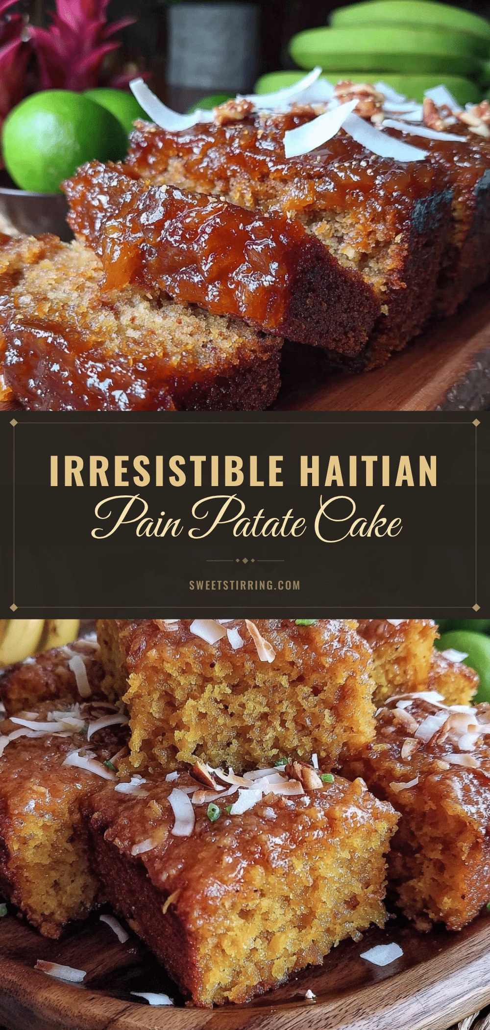 Pain Patate Sweet Potato Cake recipe