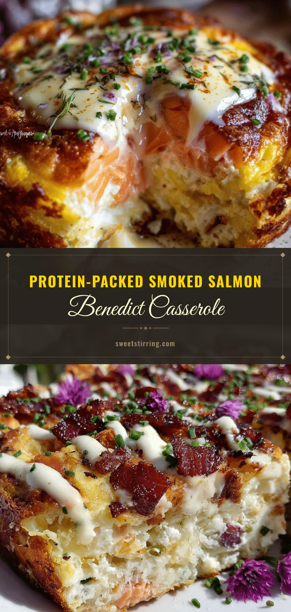 Protein-Packed Easter Eggs Benedict Casserole recipe