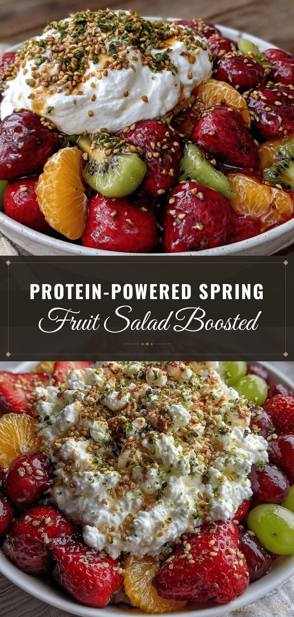 protein-powered spring fruit salad recipe