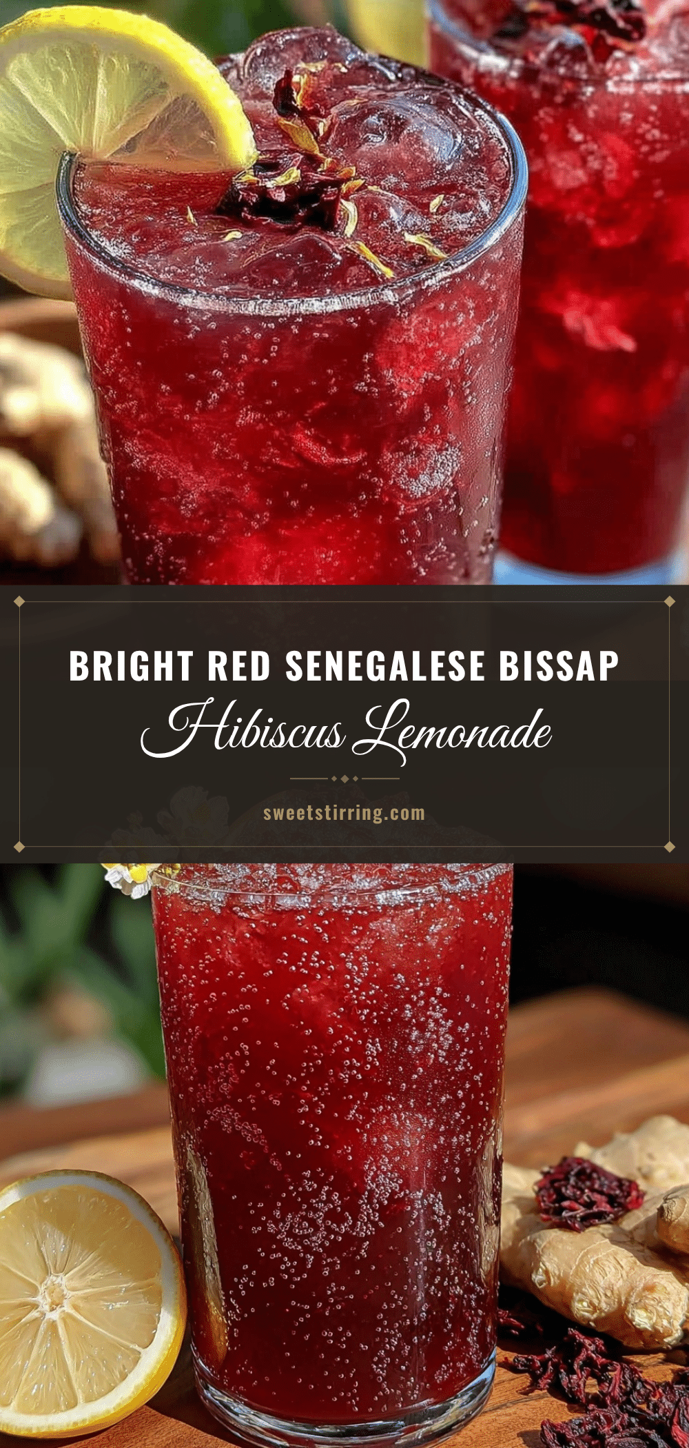 senegalese bissap hibiscus ginger shrub lemonade recipe