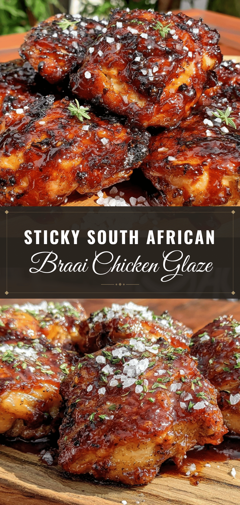 South African sticky braai chicken recipe