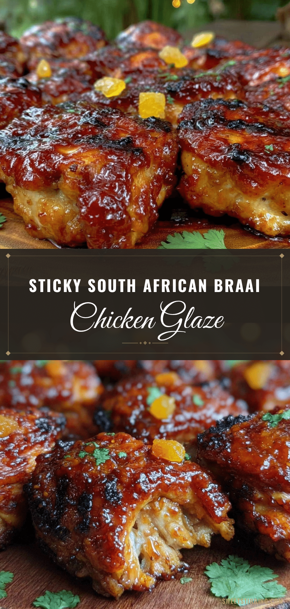 south african sticky braai chicken recipe
