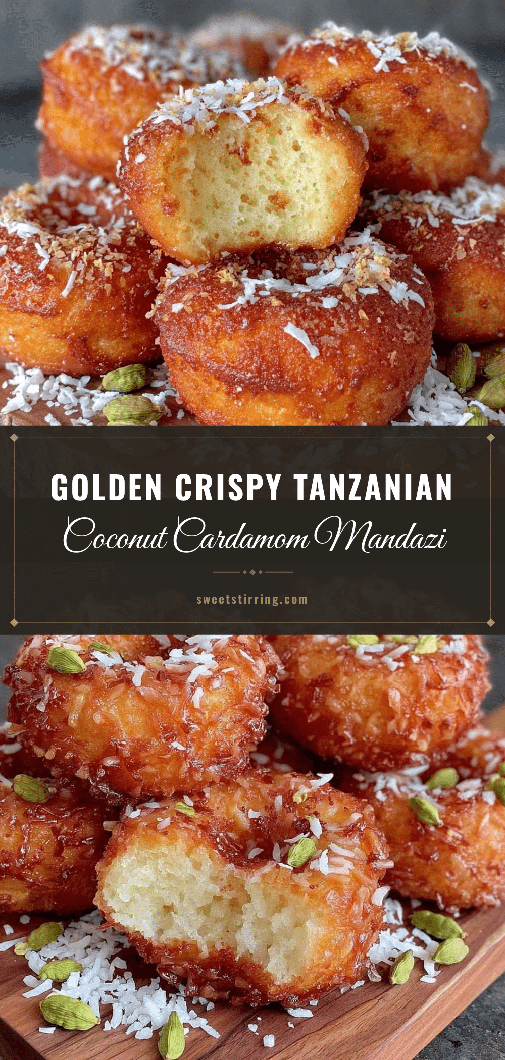 Tanzanian mandazi coconut cardamom doughnuts recipe