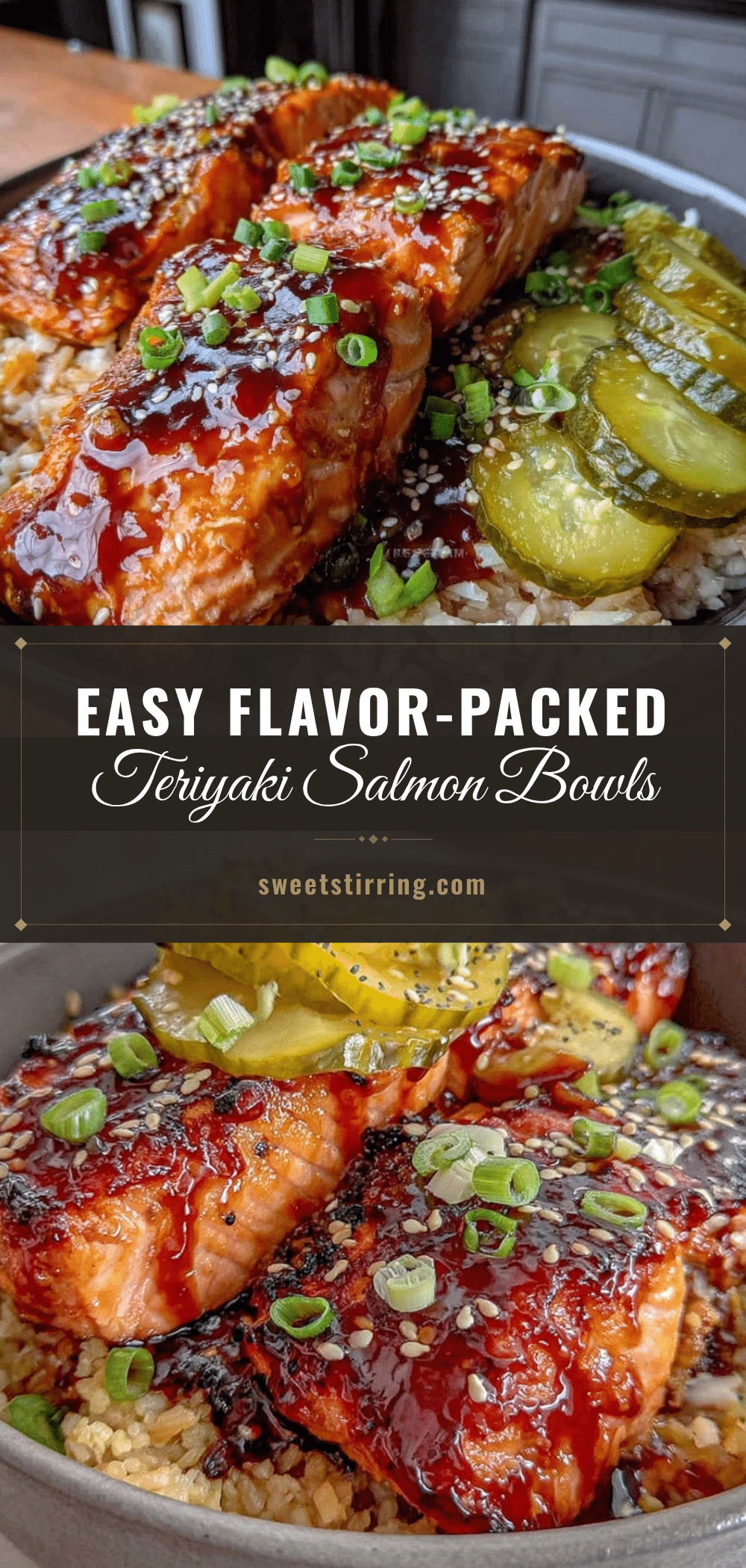 teriyaki salmon bowls recipe