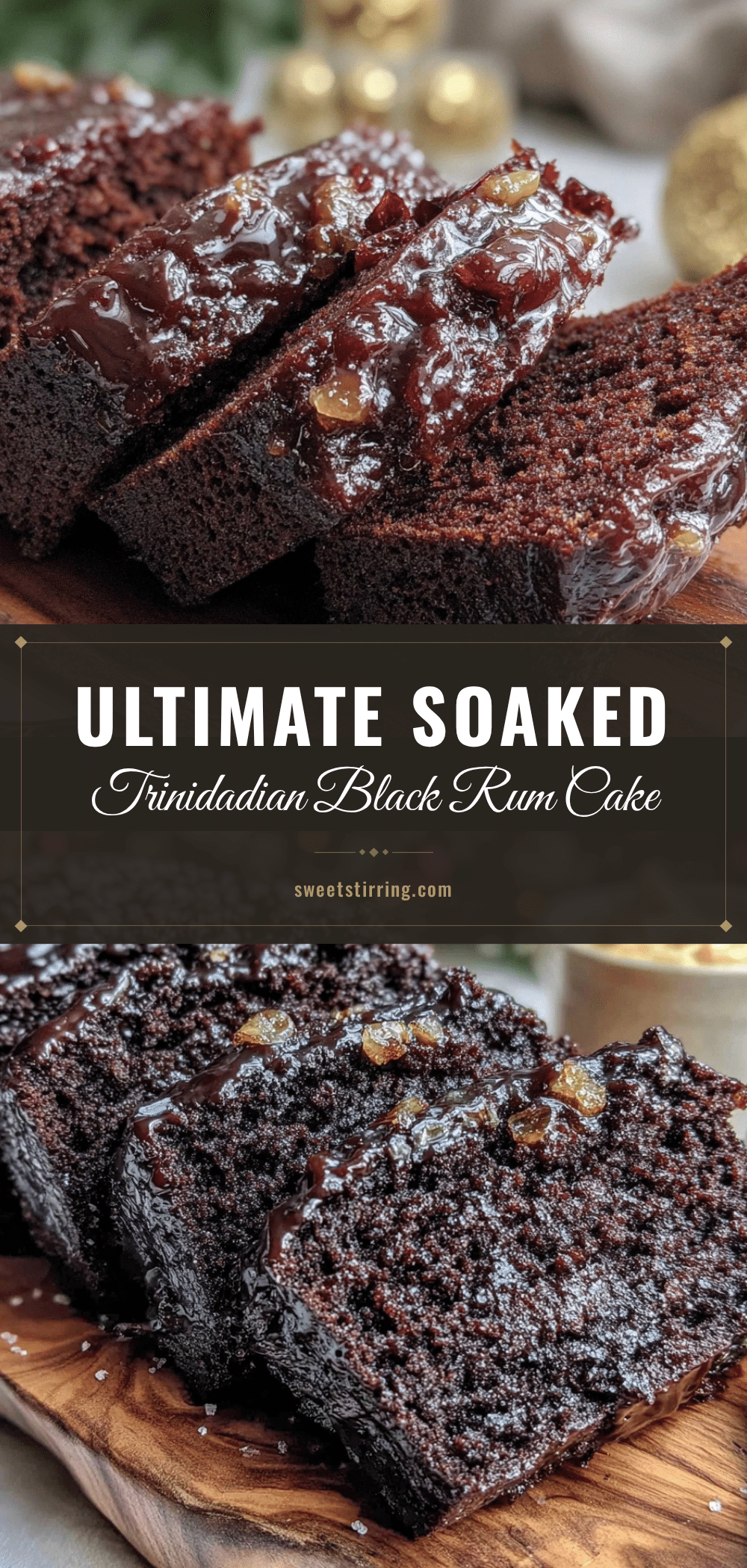 Trinidadian Black Rum Cake recipe