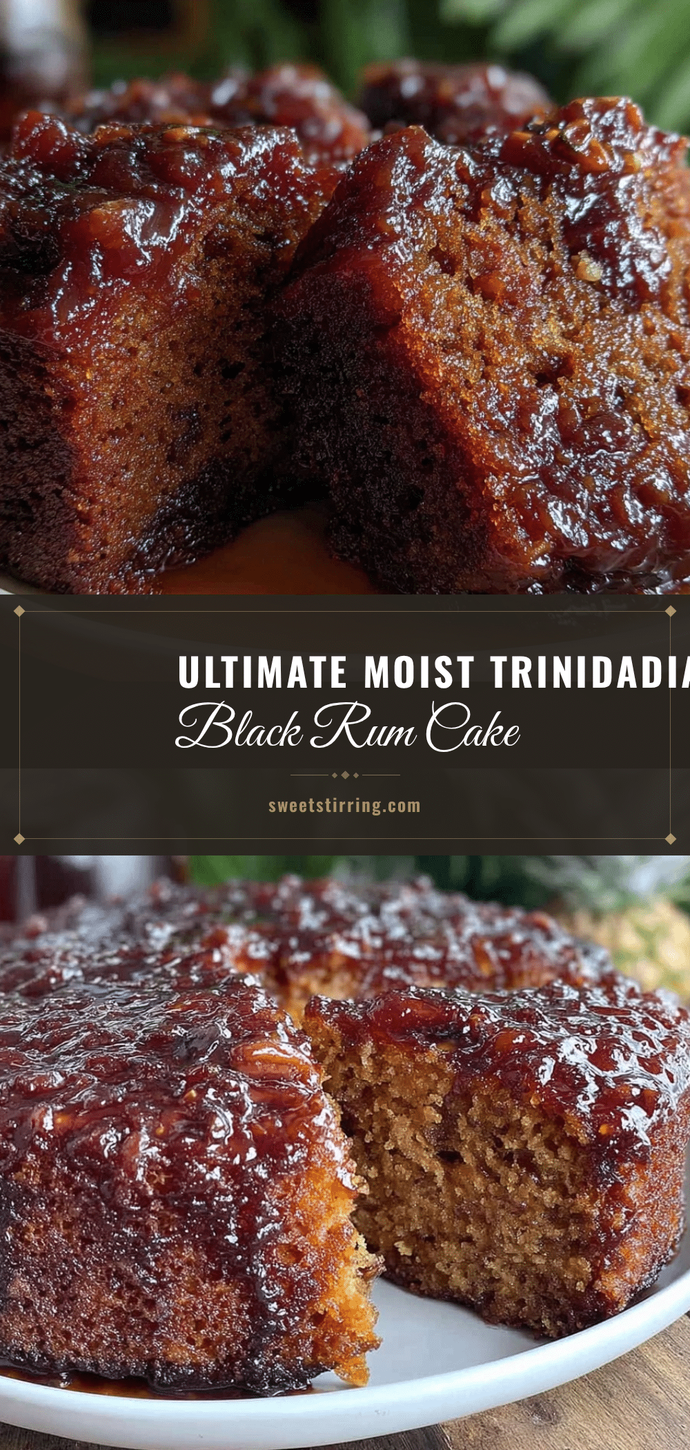 Trinidadian black rum cake recipe