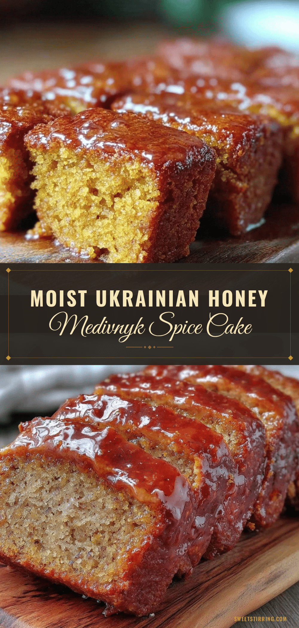 Ukrainian honey medivnyk spice cake recipe