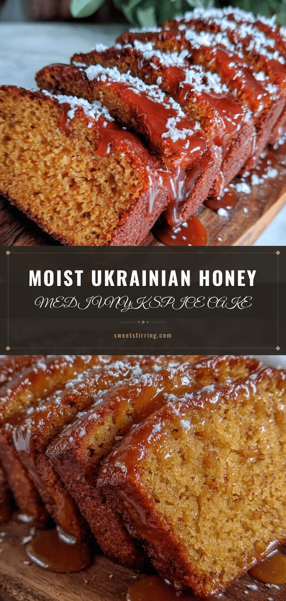 Ukrainian Honey Medivnyk Spice Cake recipe