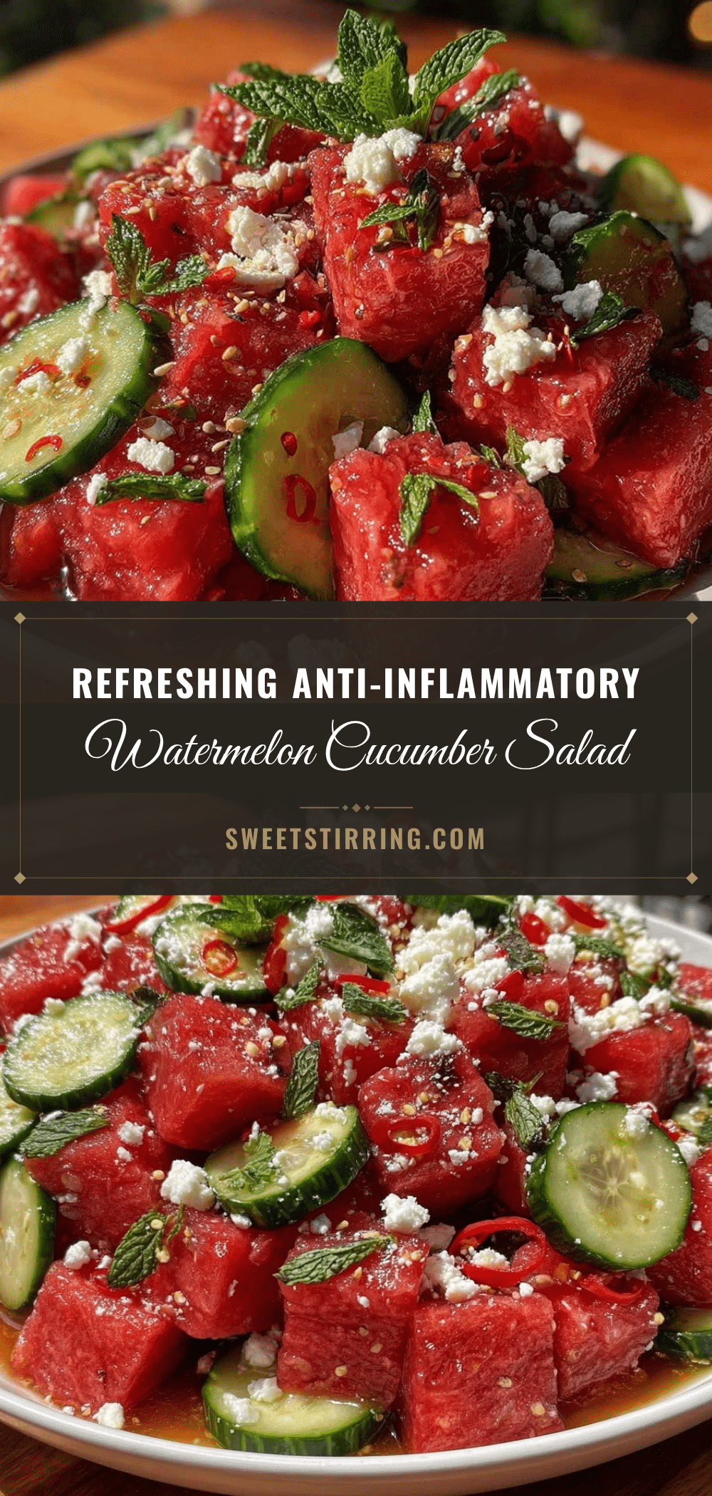 watermelon cucumber salad recipe