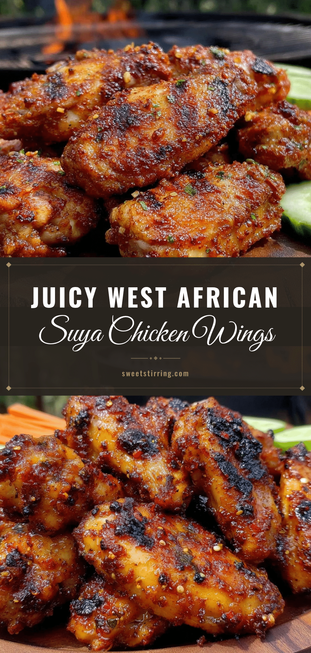 West African Suya Spiced Chicken Wings recipe