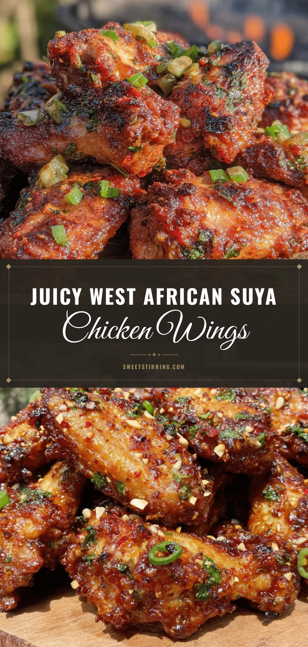 West African Suya Spiced Chicken Wings recipe