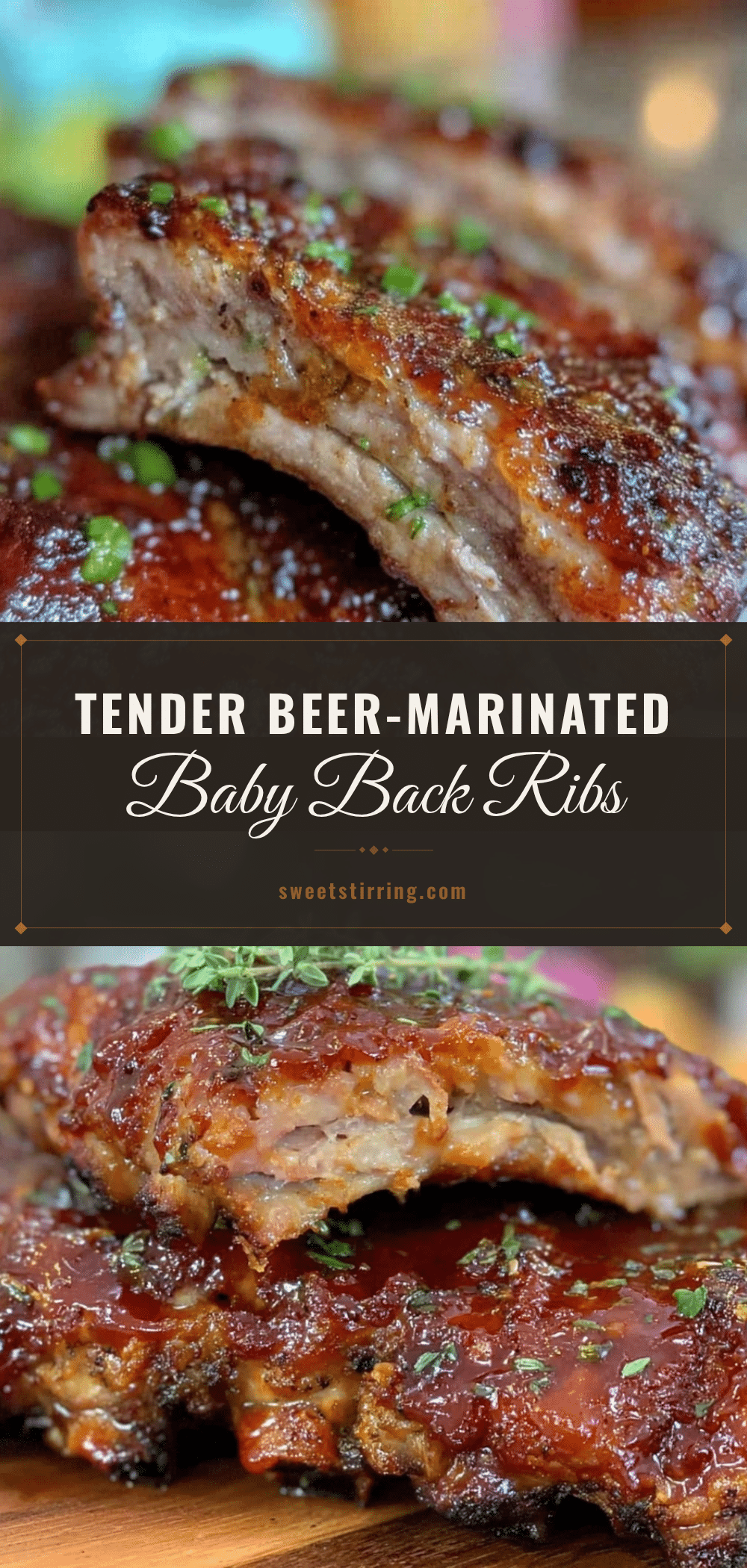 beer-marinated baby back ribs recipe