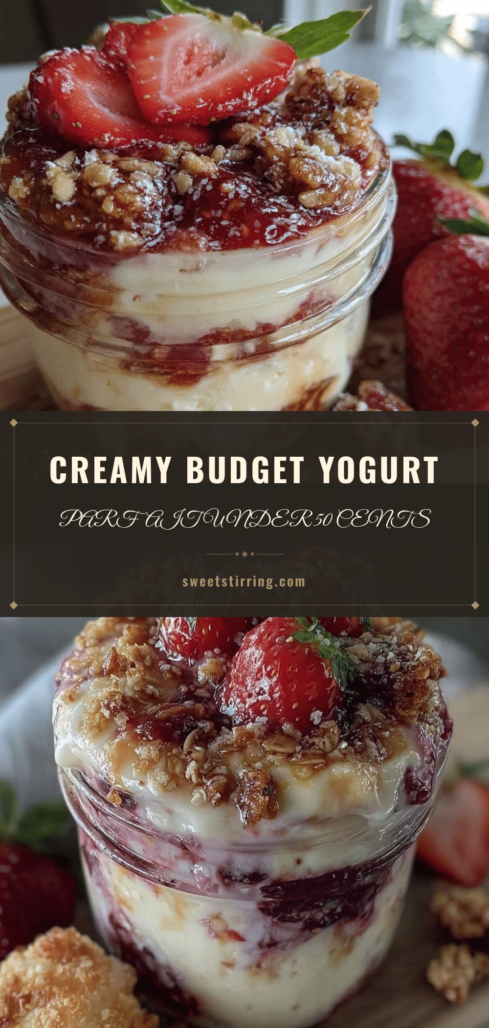 budget-friendly yogurt parfait recipe