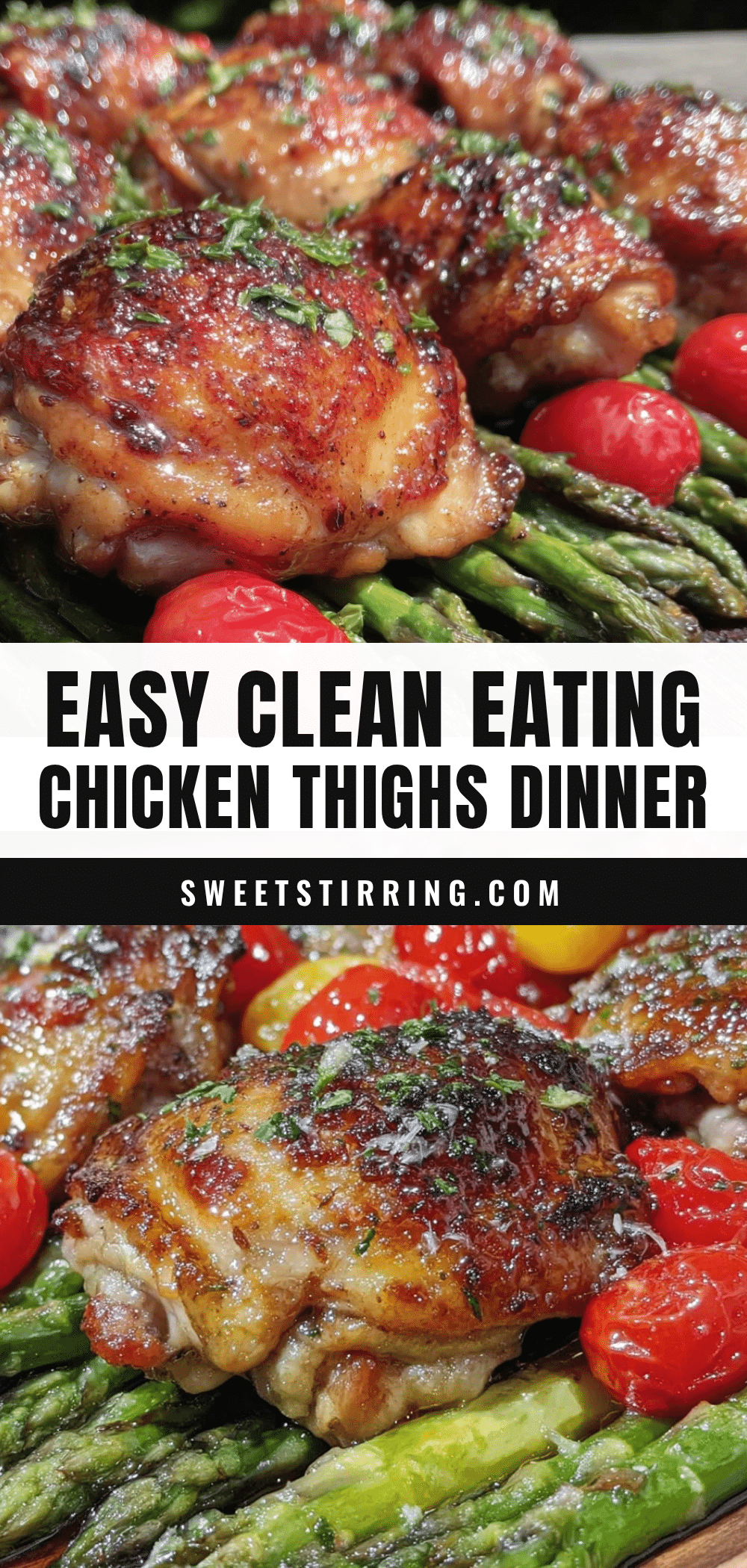 clean eating sheet pan chicken thighs recipe