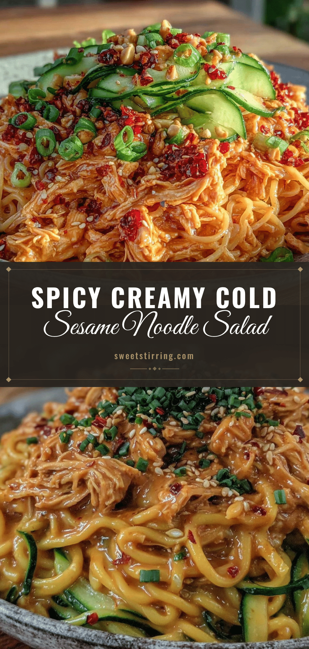 Cold Sesame Noodle Salad recipe
