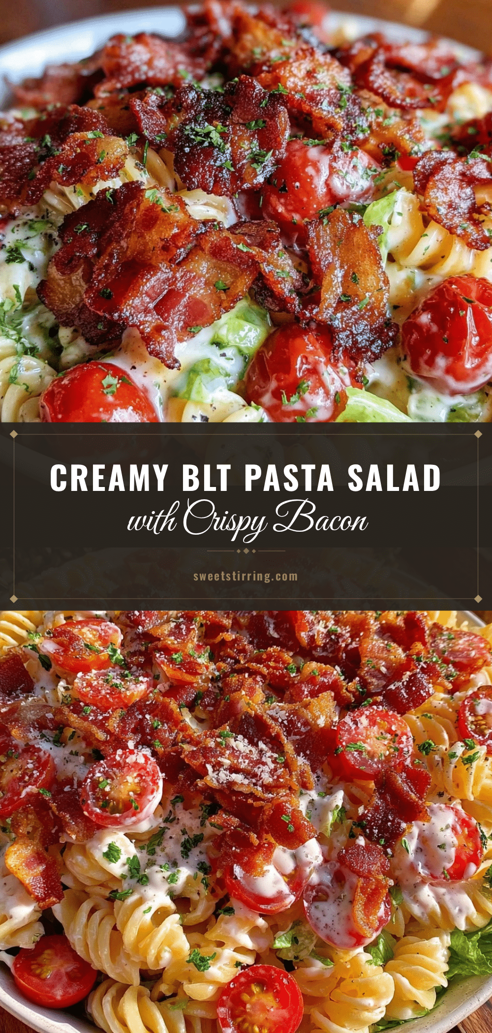 creamy blt pasta salad recipe