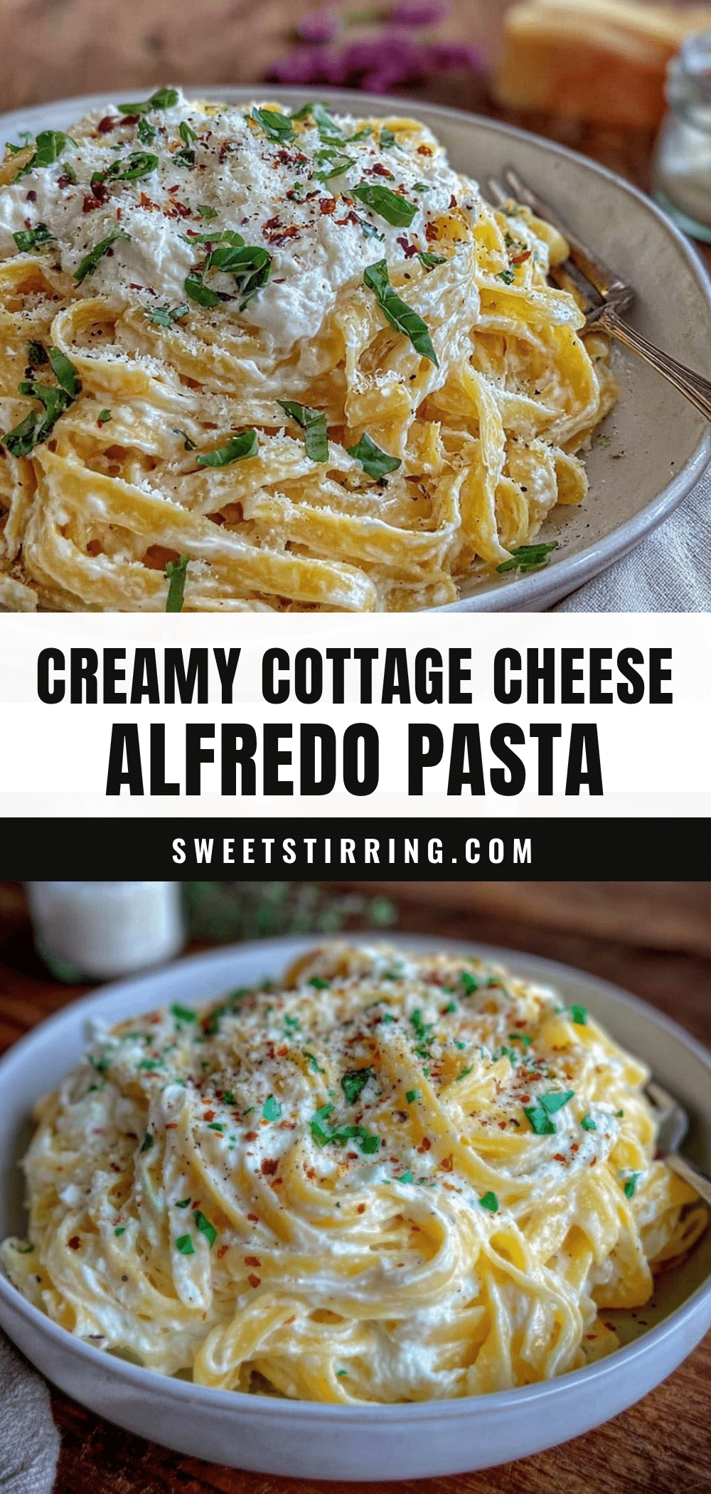 creamy cottage cheese alfredo sauce recipe