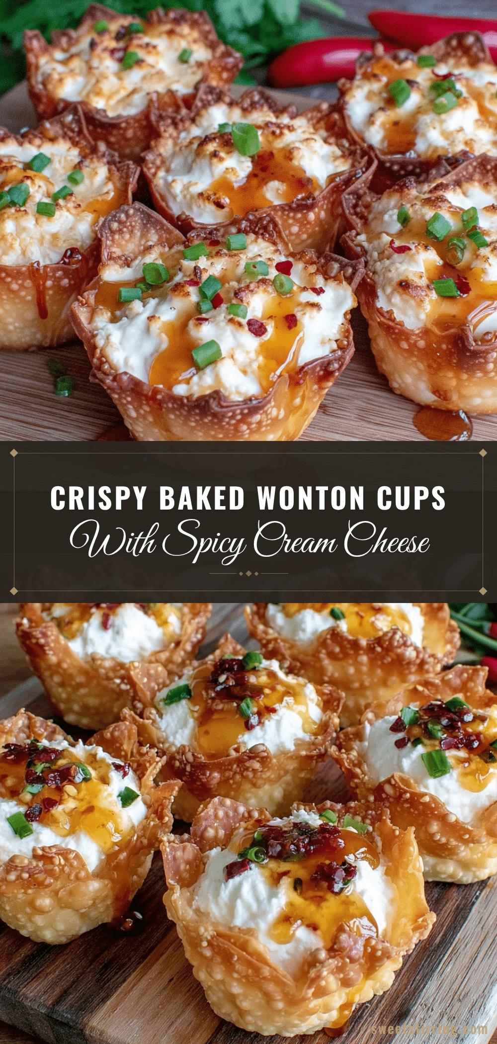 crispy wonton cups recipe