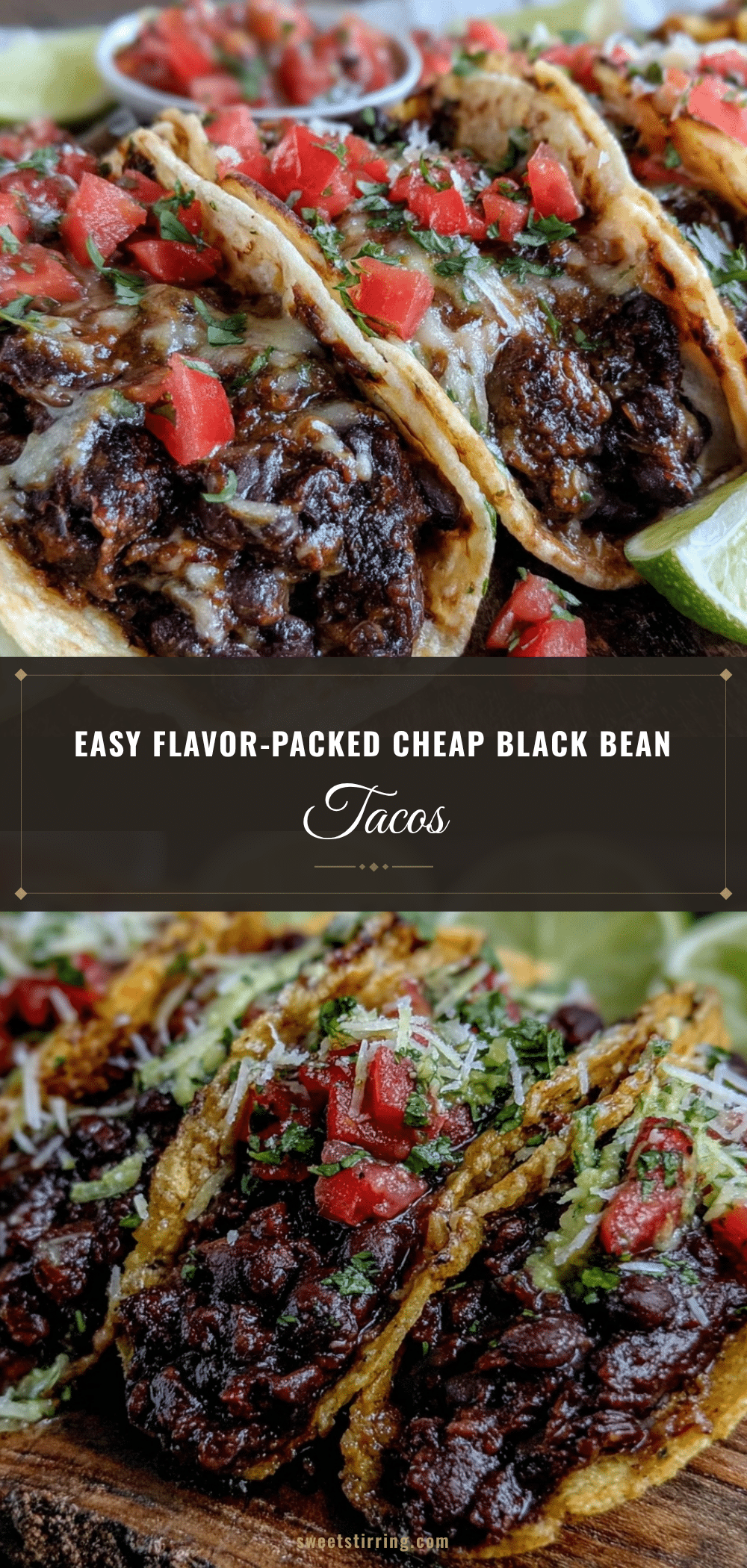 easy black bean tacos recipe
