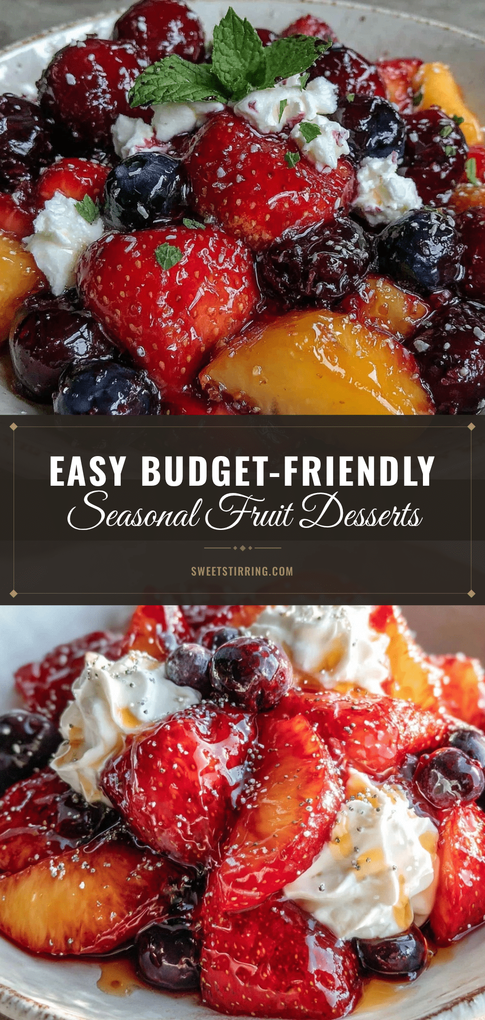 easy budget fruit desserts recipe