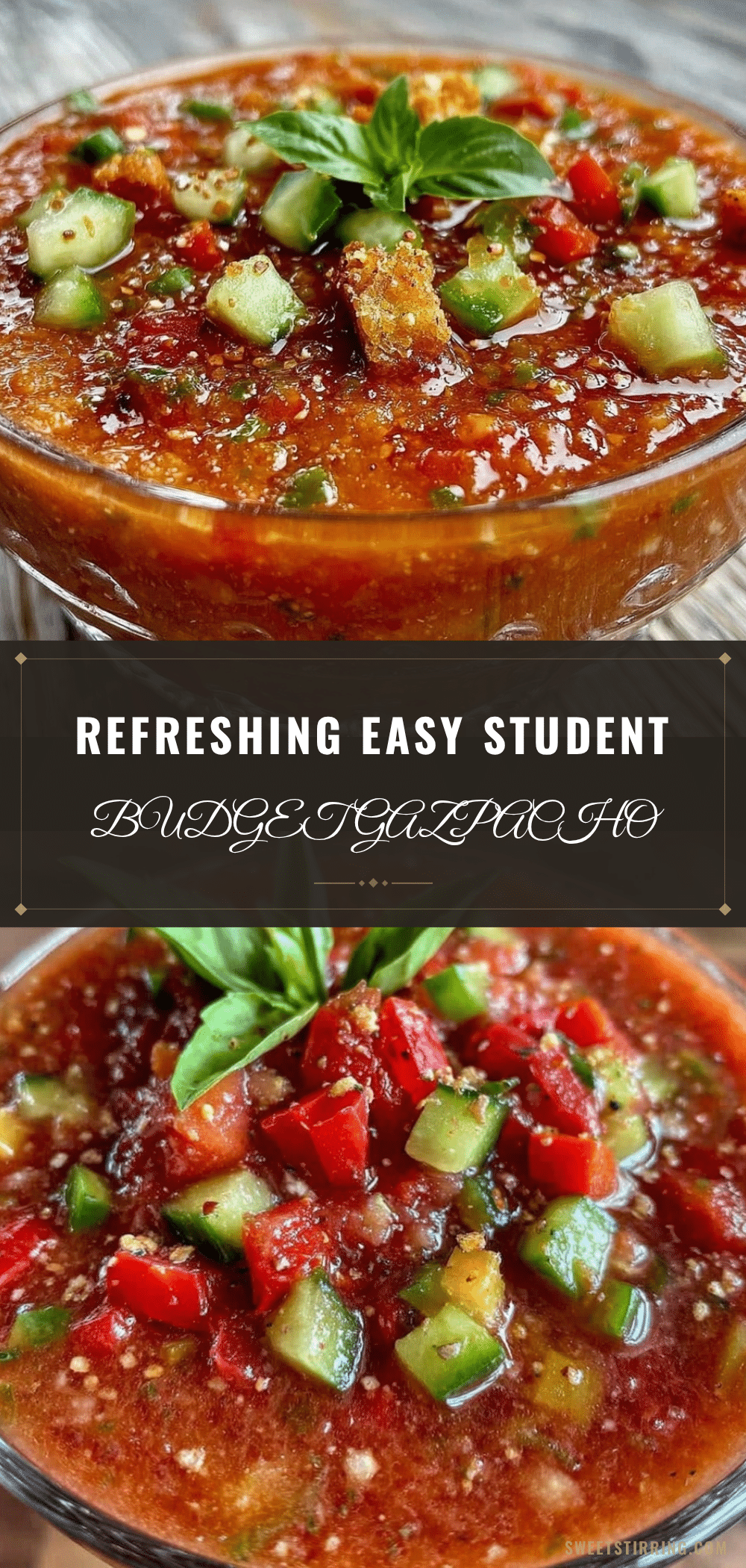 easy student budget gazpacho recipe