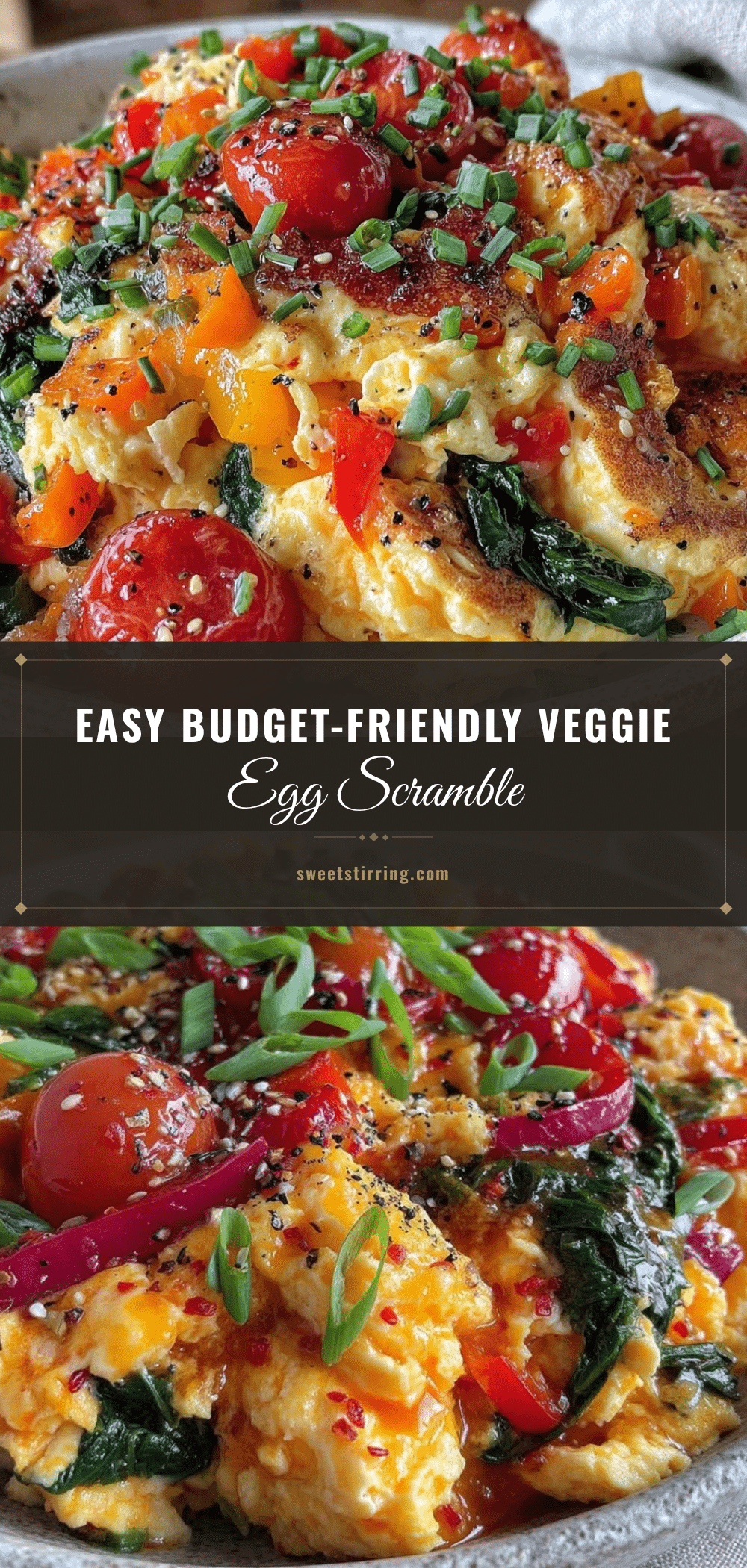 egg and veggie scramble recipe