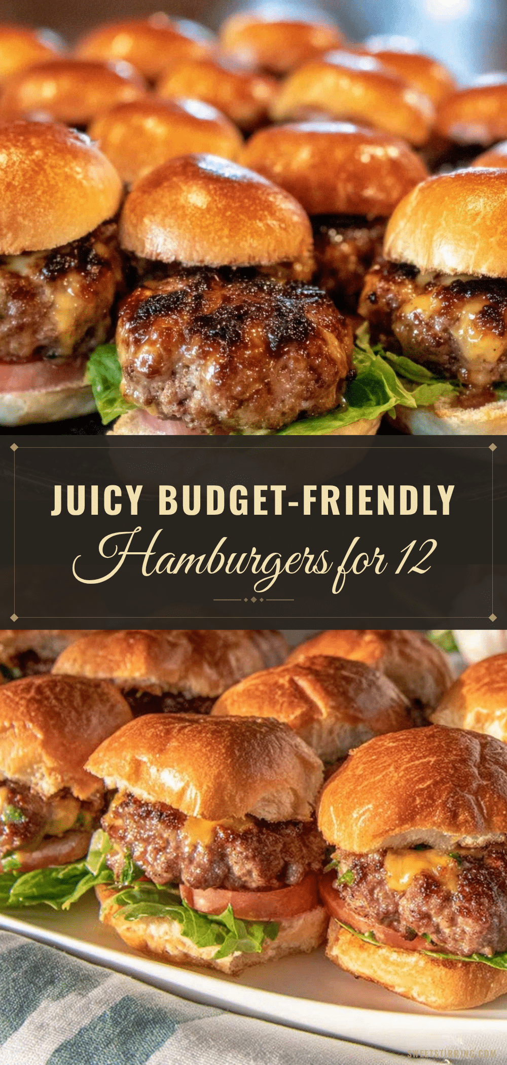 flavorful hamburgers for a crowd recipe
