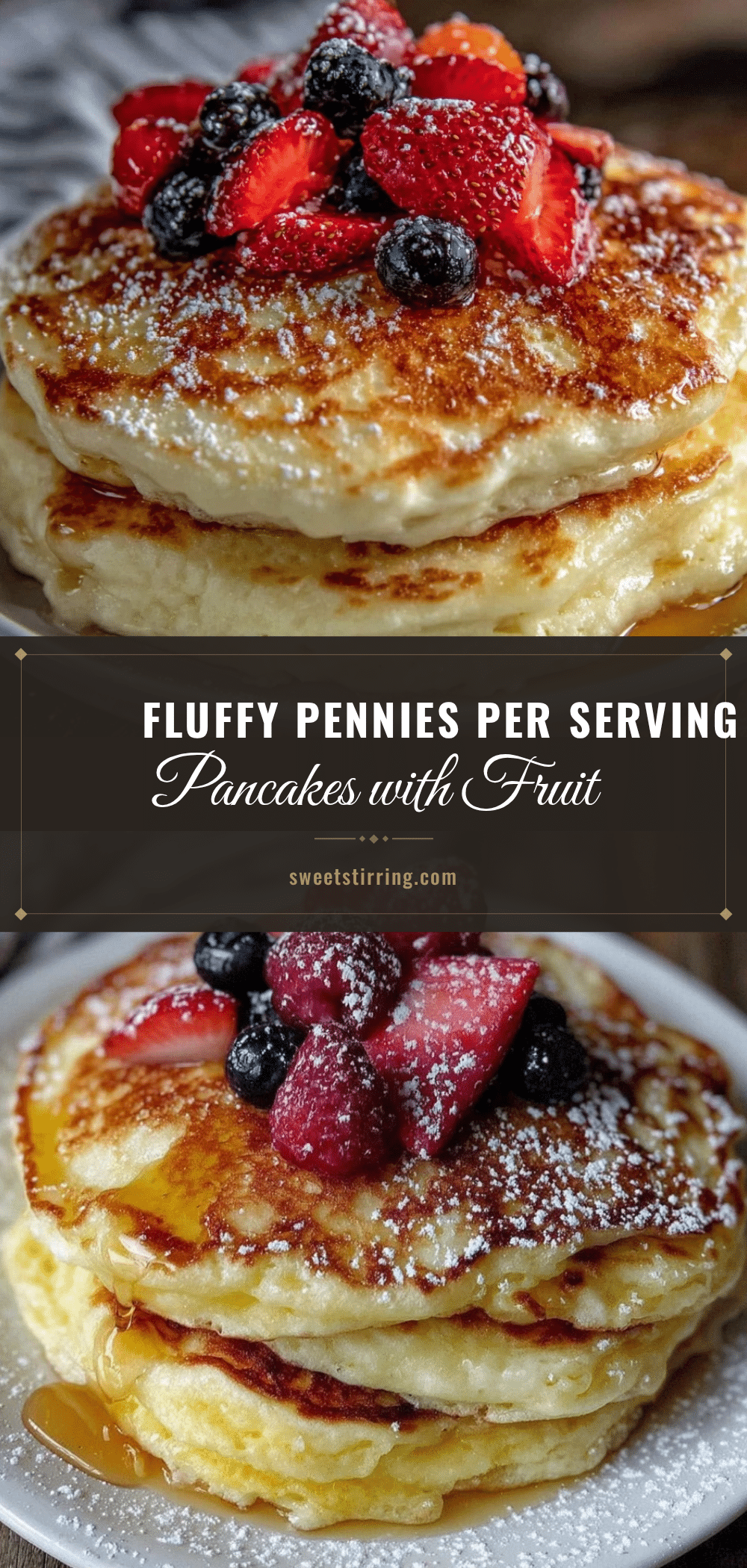 fluffy pancakes with fresh fruit recipe