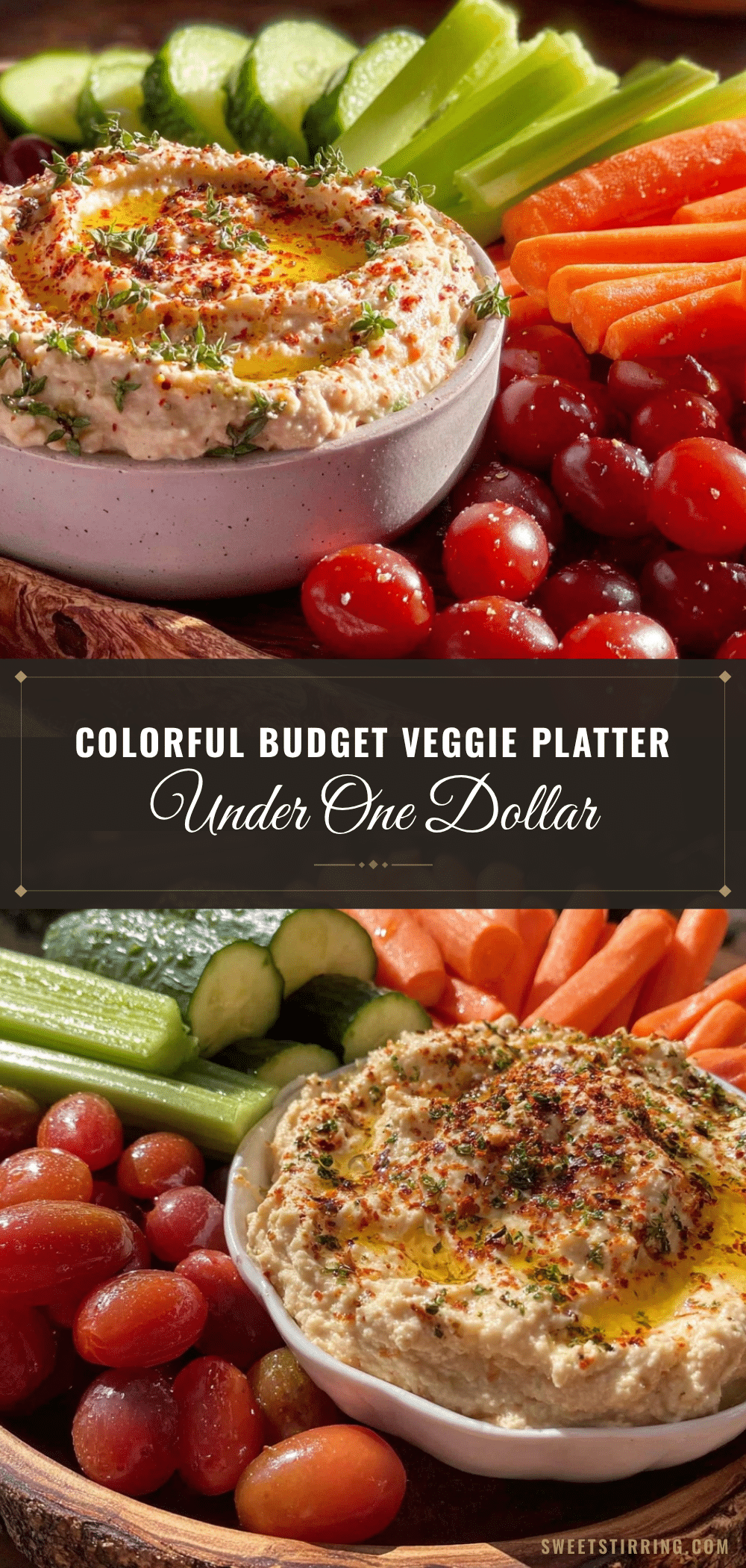 fresh budget veggie platter recipe
