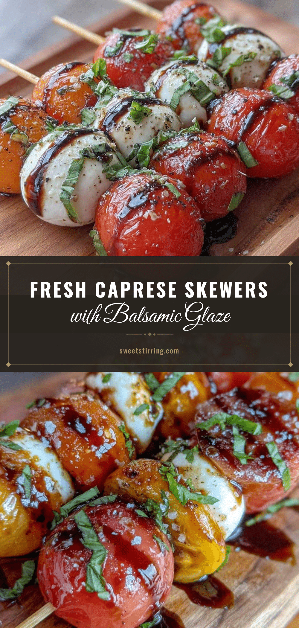 fresh Caprese skewers recipe