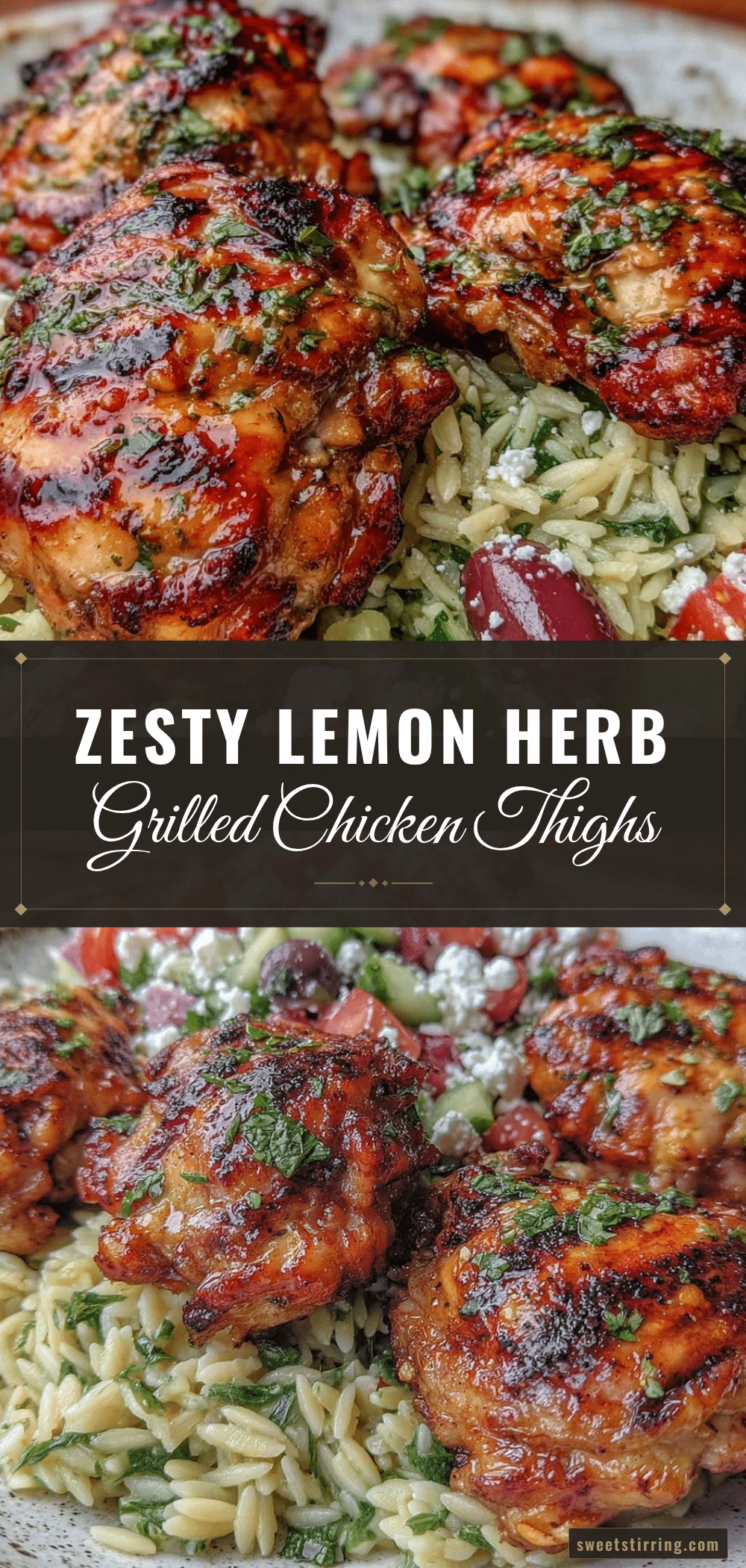 fresh lemon herb grilled chicken thighs recipe