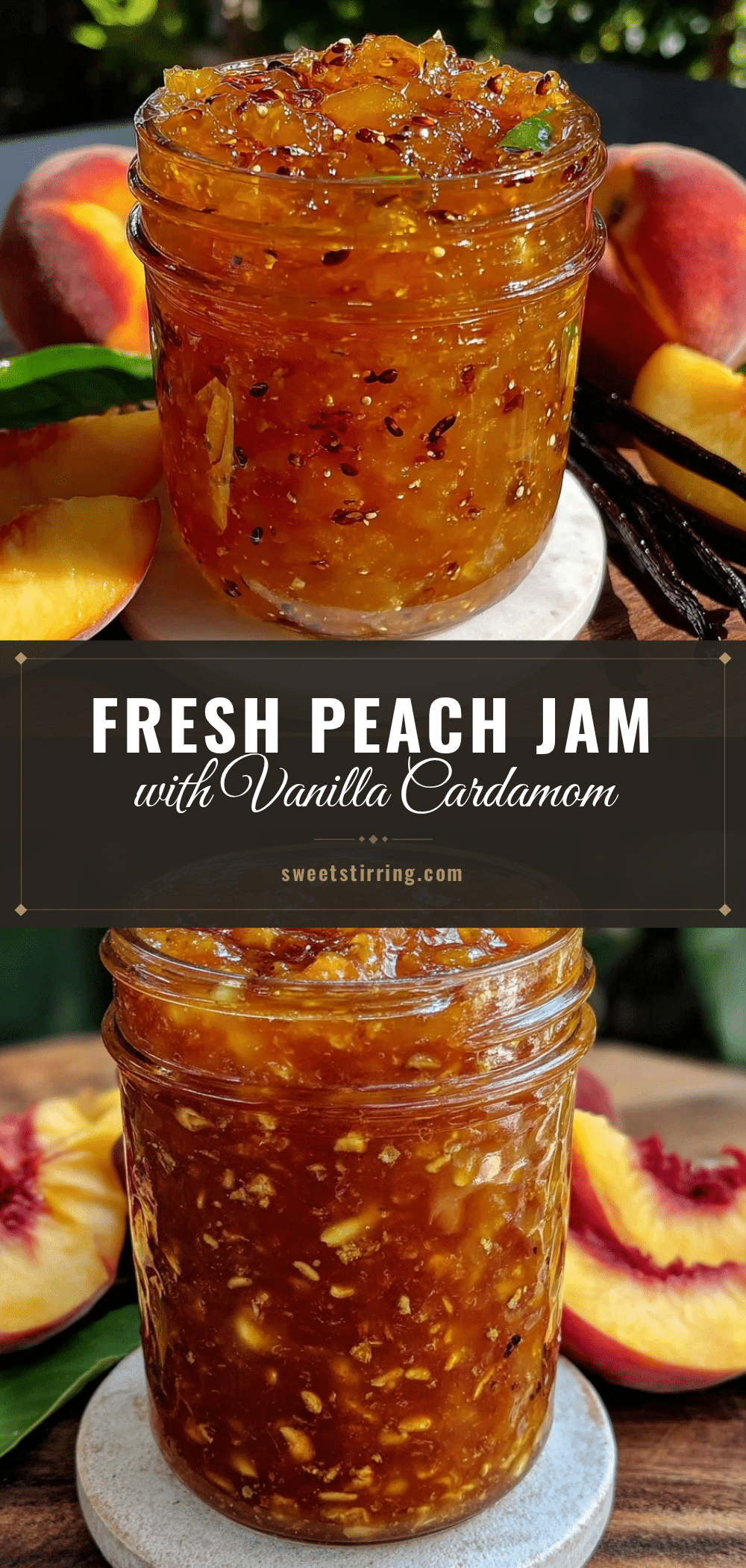 fresh small-batch peach jam recipe