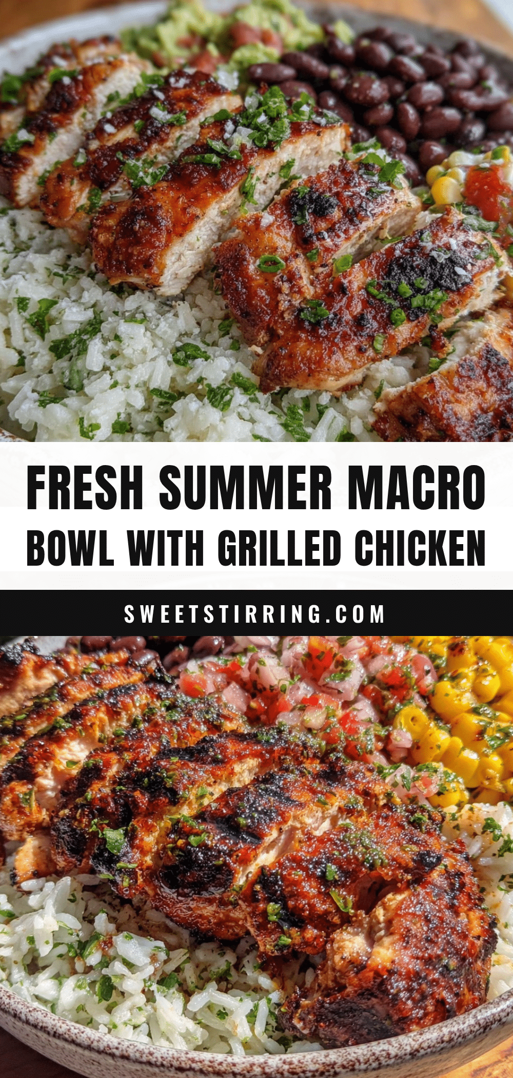 fresh summer macro bowl recipe