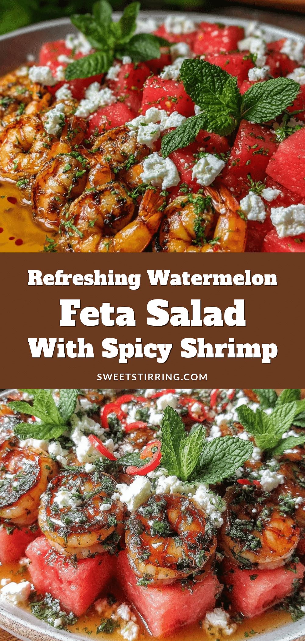 Fresh Watermelon Feta Protein Salad recipe