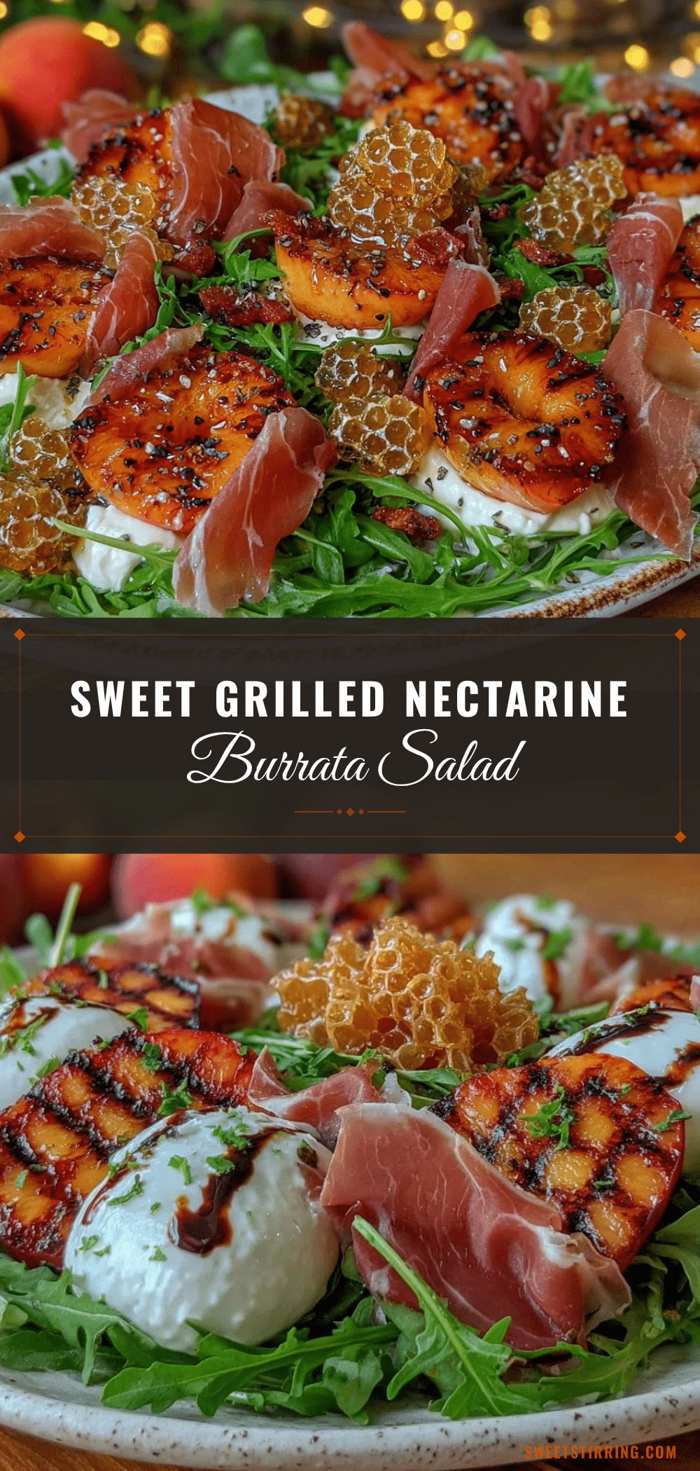 grilled nectarine and burrata salad recipe