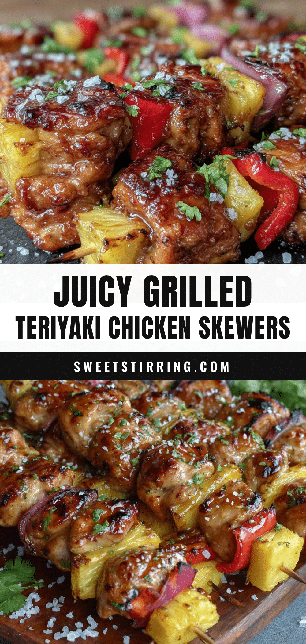 grilled teriyaki chicken thigh skewers recipe
