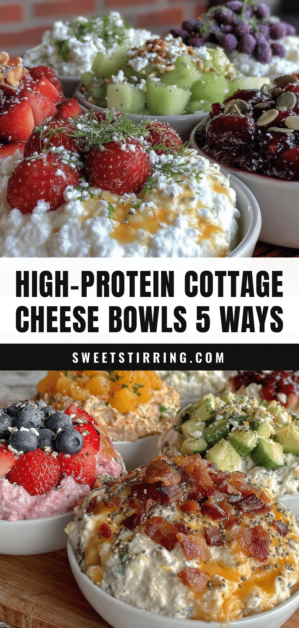 healthy cottage cheese protein bowls recipe