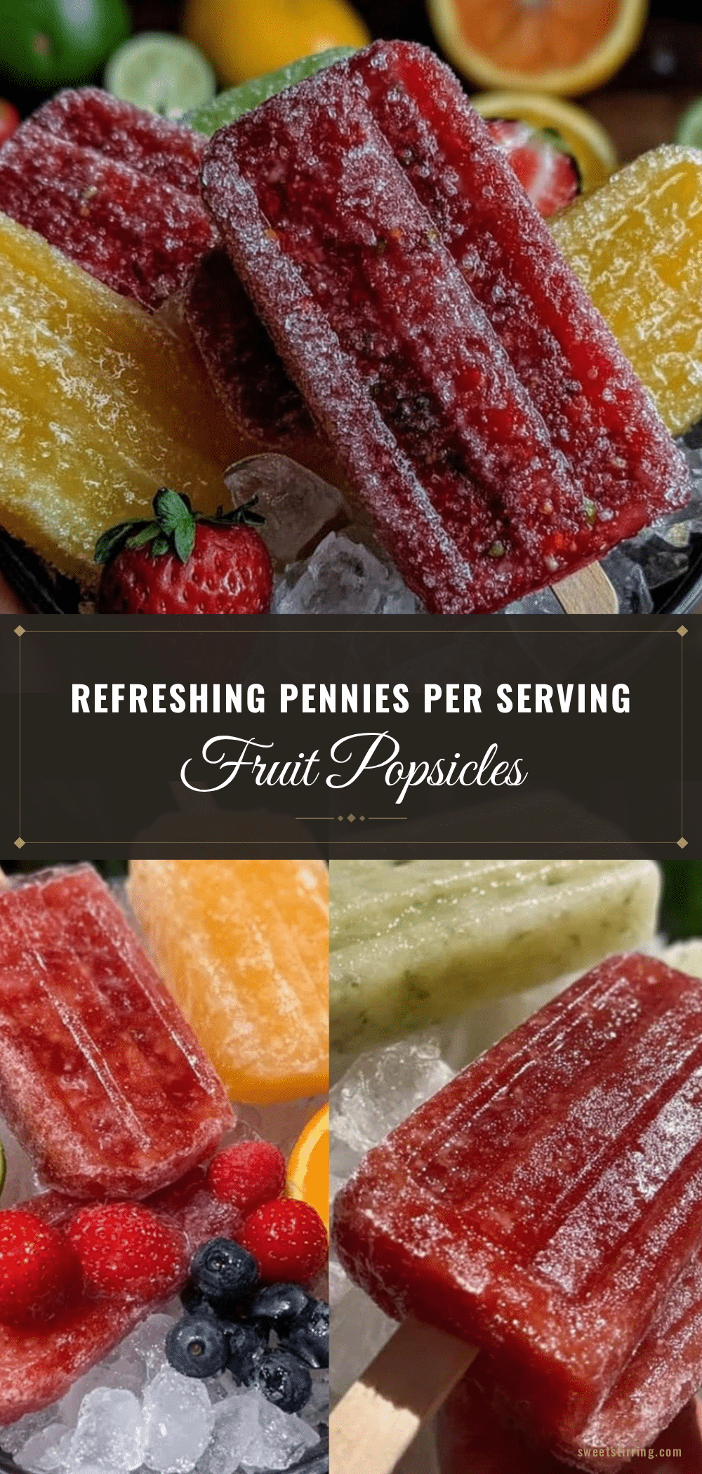 healthy fruit popsicles recipe