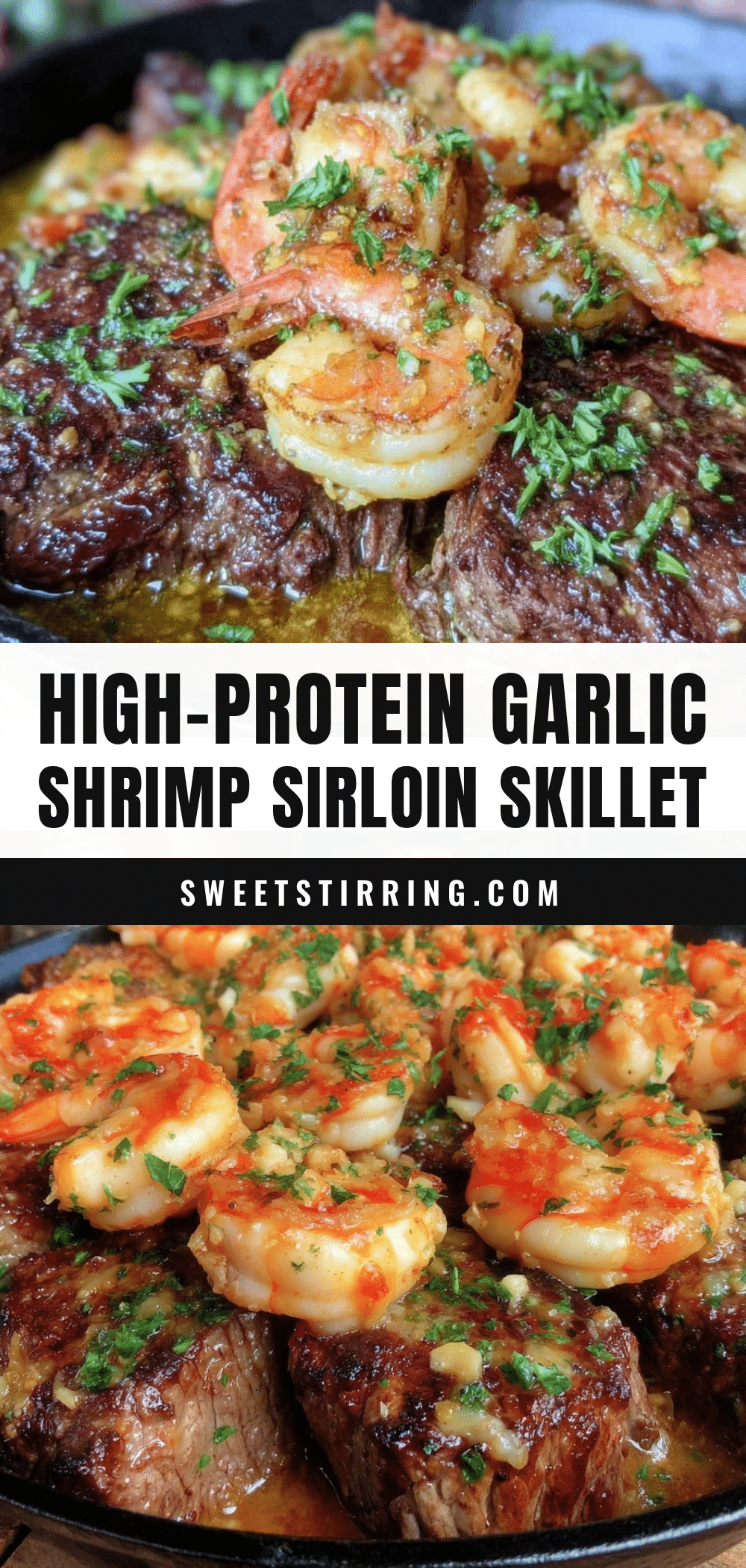 high-protein surf and turf skillet recipe
