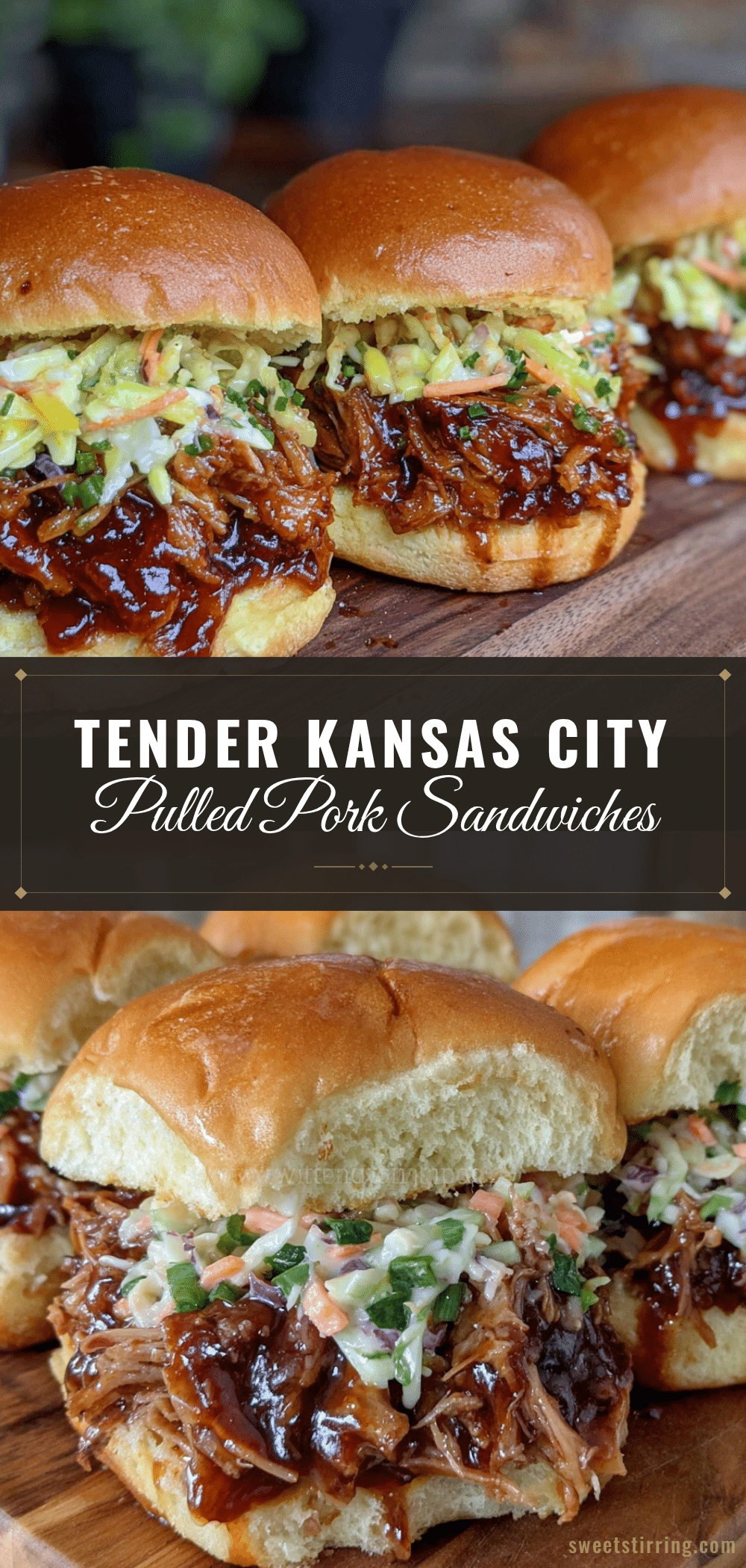 Kansas City Pulled Pork Sandwiches recipe