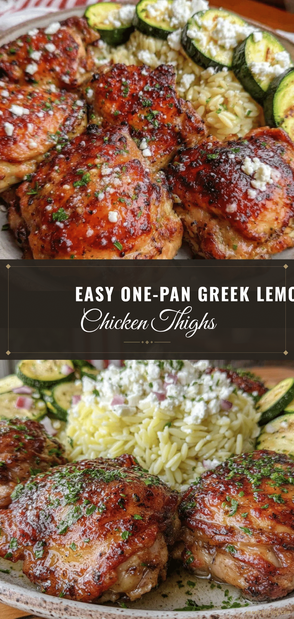 one-pan greek lemon chicken thighs recipe